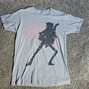 One Piece Empowering Artists Size Large Gray/Black Short Sleeve Anime Shirt